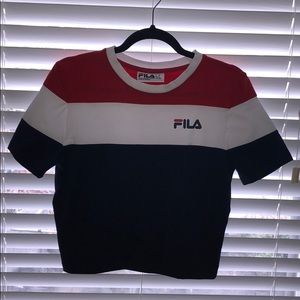 Fila ladies crop top tshirt